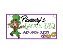 Flannery's Bayou and BBQ logo