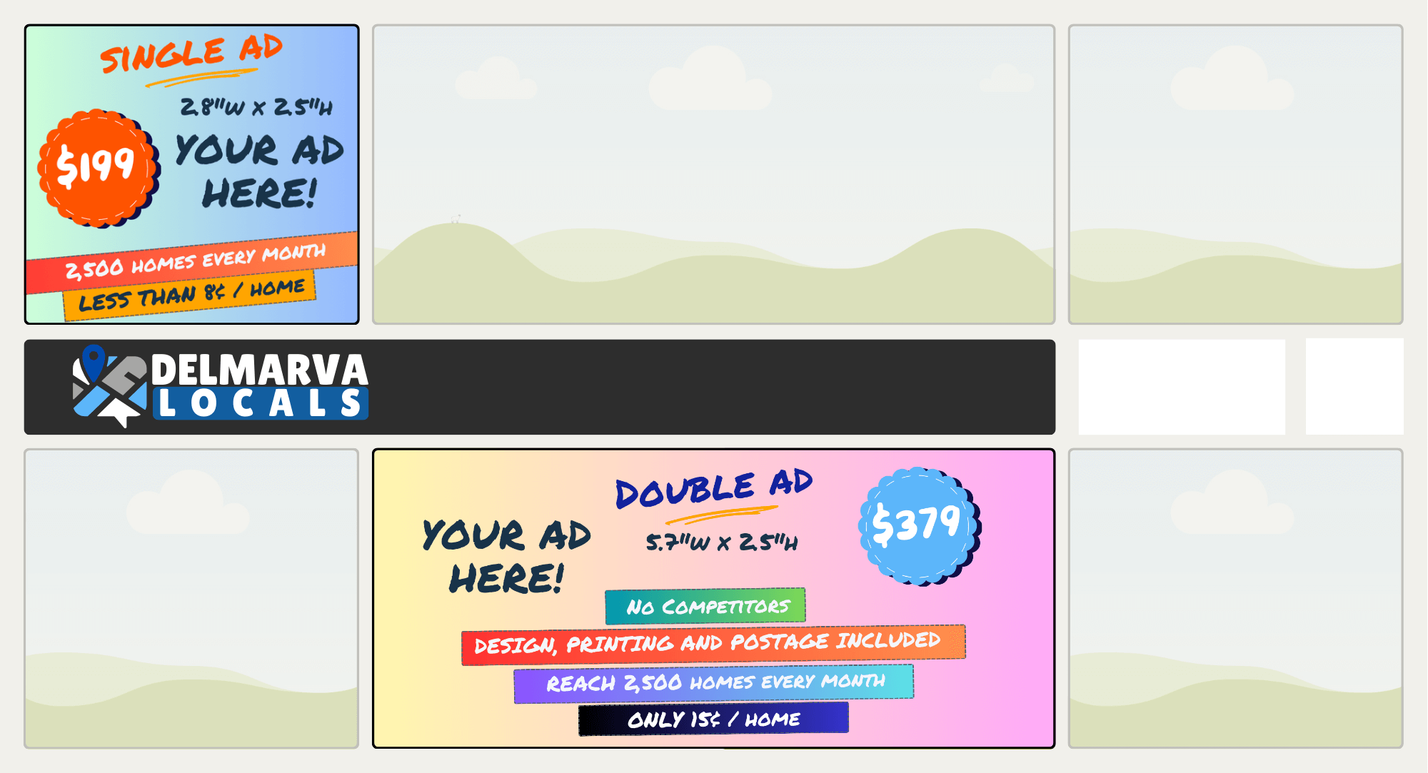 Community Card Ad Sizes